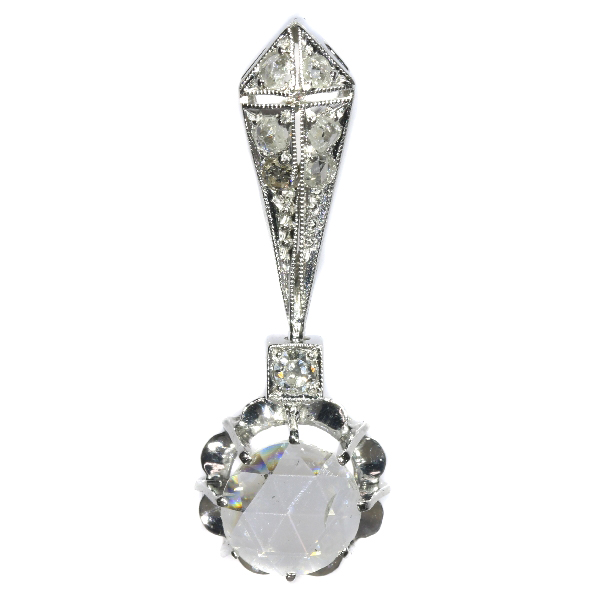Original Art Deco Diamond Pendant